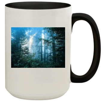 Forests 15oz Colored Inner & Handle Mug