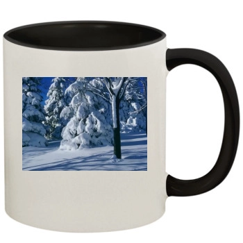 Forests 11oz Colored Inner & Handle Mug