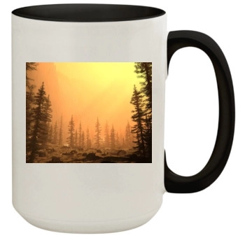 Forests 15oz Colored Inner & Handle Mug