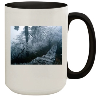 Forests 15oz Colored Inner & Handle Mug