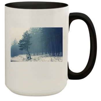 Forests 15oz Colored Inner & Handle Mug