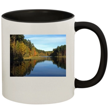 Forests 11oz Colored Inner & Handle Mug