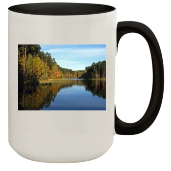 Forests 15oz Colored Inner & Handle Mug