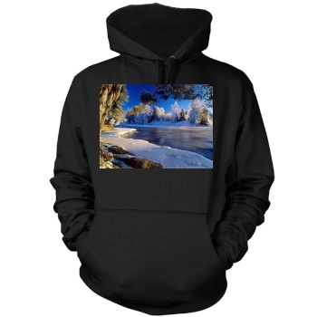 Forests Mens Pullover Hoodie Sweatshirt