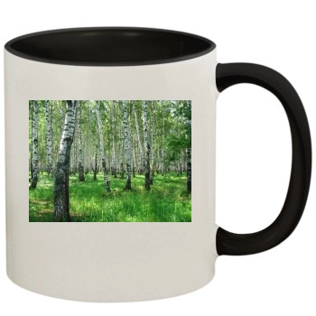 Forests 11oz Colored Inner & Handle Mug