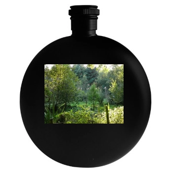 Forests Round Flask