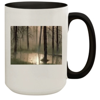 Forests 15oz Colored Inner & Handle Mug