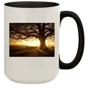 Forests 15oz Colored Inner & Handle Mug