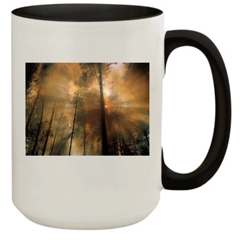 Forests 15oz Colored Inner & Handle Mug