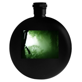 Forests Round Flask