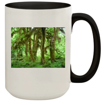 Forests 15oz Colored Inner & Handle Mug