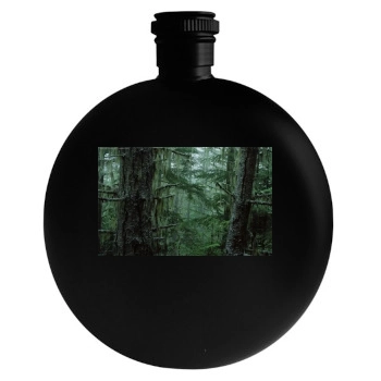 Forests Round Flask