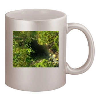 Forests 11oz Metallic Silver Mug