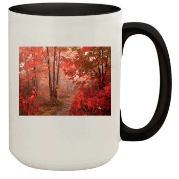 Forests 15oz Colored Inner & Handle Mug