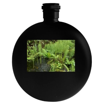 Forests Round Flask