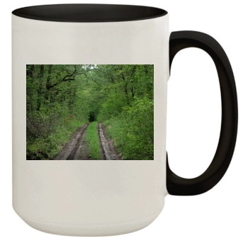 Forests 15oz Colored Inner & Handle Mug