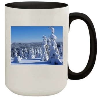 Forests 15oz Colored Inner & Handle Mug