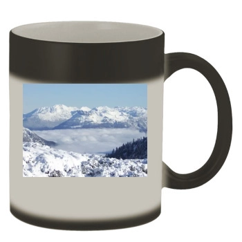 Mountains Color Changing Mug