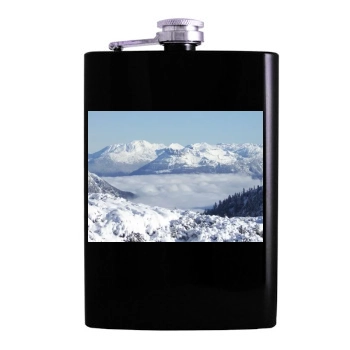 Mountains Hip Flask