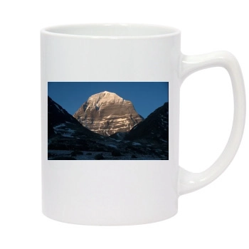 Mountains 14oz White Statesman Mug