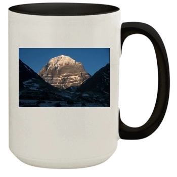 Mountains 15oz Colored Inner & Handle Mug