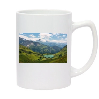 Mountains 14oz White Statesman Mug