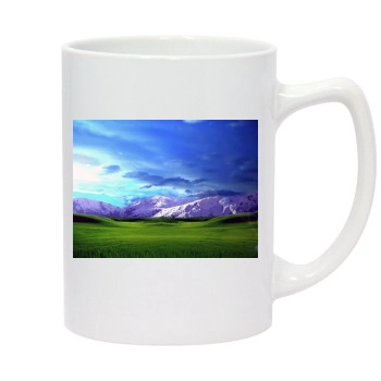 Mountains 14oz White Statesman Mug