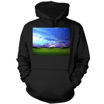 Mountains Mens Pullover Hoodie Sweatshirt