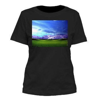 Mountains Women's Cut T-Shirt