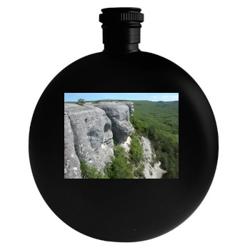 Mountains Round Flask