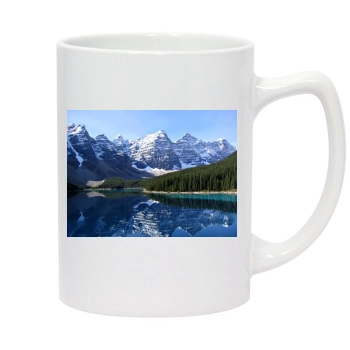 Mountains 14oz White Statesman Mug