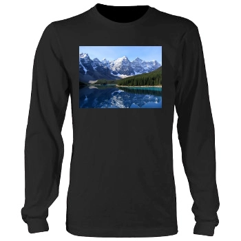 Mountains Men's Heavy Long Sleeve TShirt