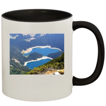 Mountains 11oz Colored Inner & Handle Mug