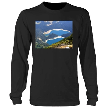 Mountains Men's Heavy Long Sleeve TShirt