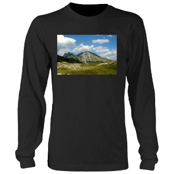 Mountains Men's Heavy Long Sleeve TShirt