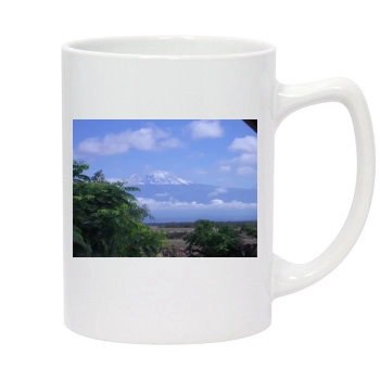 Mountains 14oz White Statesman Mug