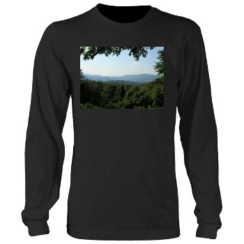 Mountains Men's Heavy Long Sleeve TShirt