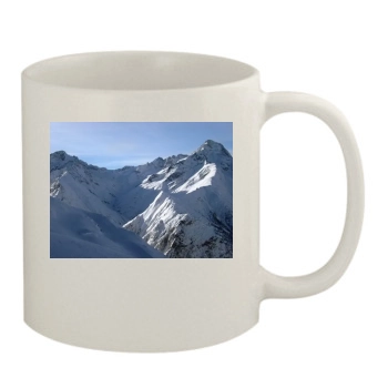 Mountains 11oz White Mug