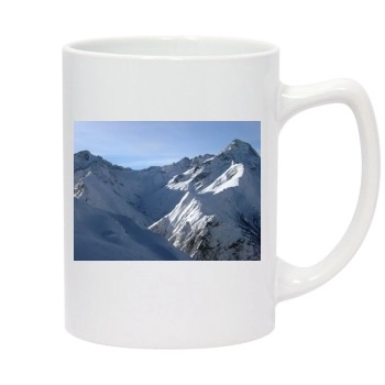 Mountains 14oz White Statesman Mug