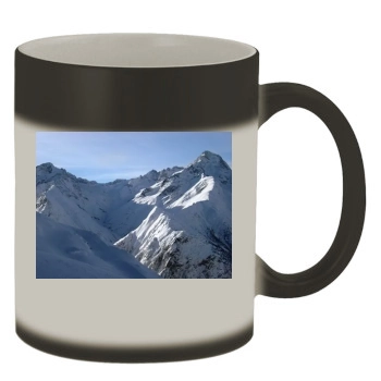 Mountains Color Changing Mug