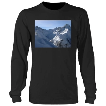 Mountains Men's Heavy Long Sleeve TShirt