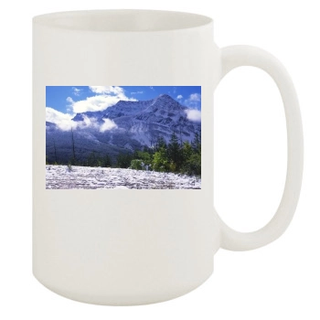 Mountains 15oz White Mug