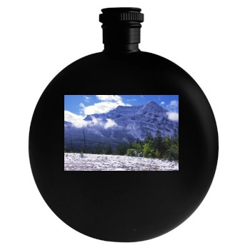 Mountains Round Flask