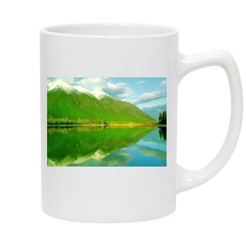 Mountains 14oz White Statesman Mug