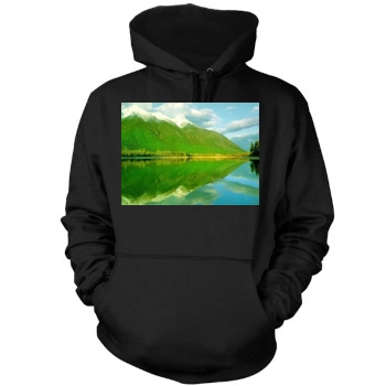 Mountains Mens Pullover Hoodie Sweatshirt