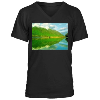 Mountains Men's V-Neck T-Shirt