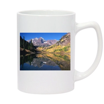 Mountains 14oz White Statesman Mug