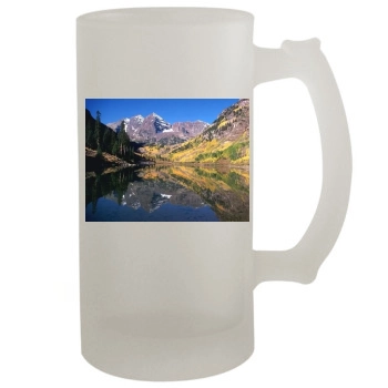 Mountains 16oz Frosted Beer Stein