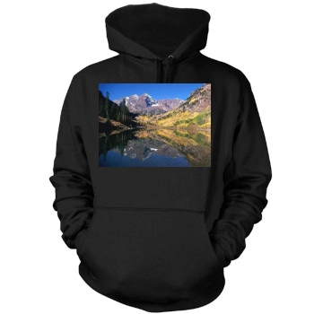 Mountains Mens Pullover Hoodie Sweatshirt