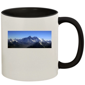 Mountains 11oz Colored Inner & Handle Mug